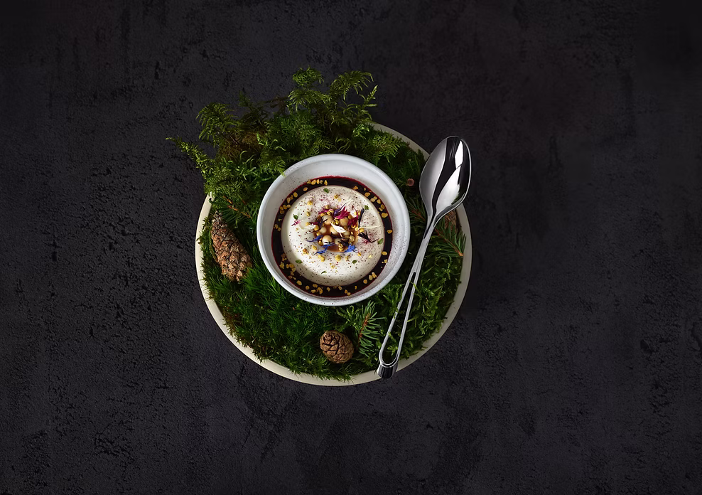 HEPP Gourmet Schale im stilvollen Food-Styling für Porzellan und Gastronomie